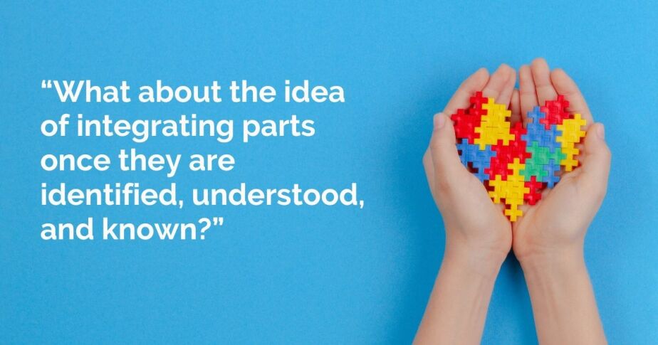 “What about the idea of integrating parts once they are identified, understood, and known?”