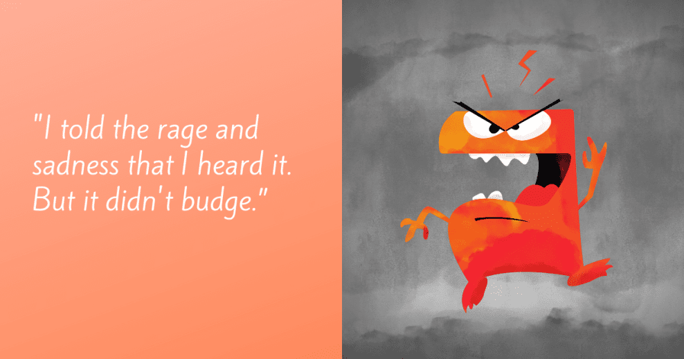 The sadness and rage didn't budge