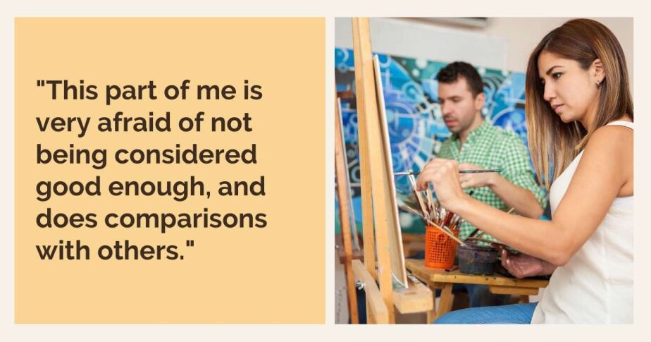 What if something stops you from being creative by saying you're not as talented as other people? Read on...